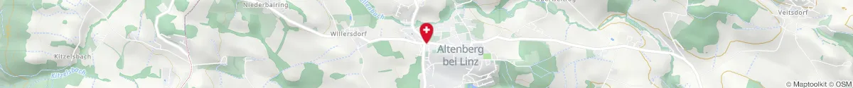 Map representation of the location for Johannes Apotheke in 4203 Altenberg